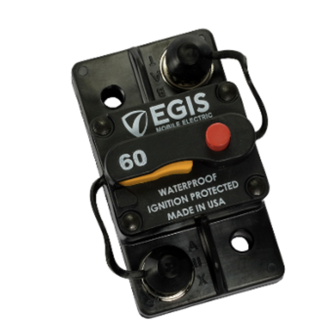 Egis Mobile Circuit Breaker, 85 Series, Surface Mount, 60 Amp, Retail Pack - 00599593 1 - 00599593
