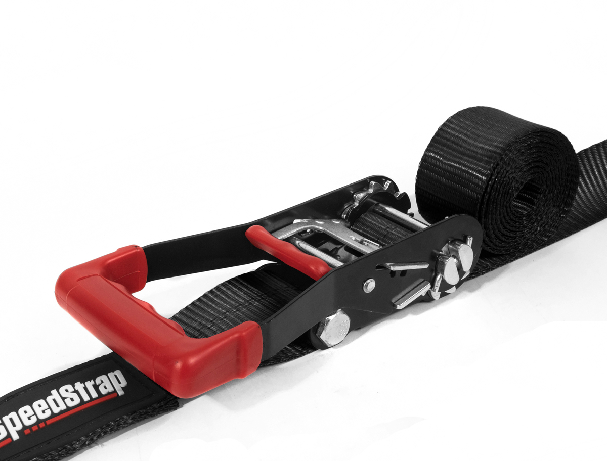 Speedstrap 50 mm Ratchet Tie-down spanband, haak en lus, 300 cm, zwart - 00631020 2 - 00631020
