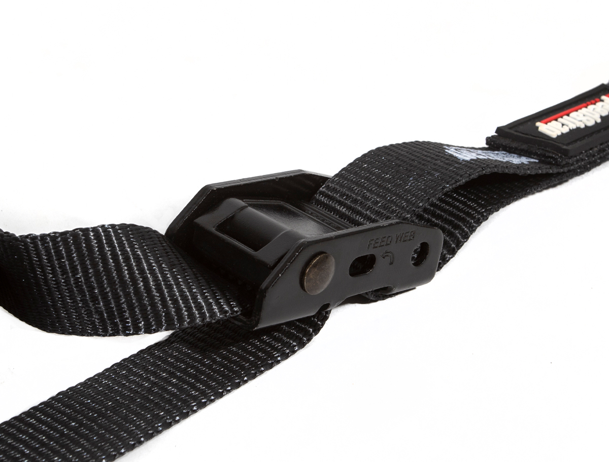 Speedstrap 25 mm Cam-Lock Kit, Tie-down, s-haken en lus, 300 cm, zwart - 00631025 2 - 00631025
