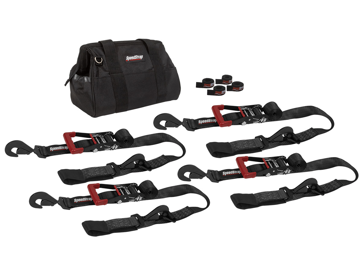 Speedstrap 50 mm Heavy Duty Kit, Ratchet Tie-down, haak en lus, 300 cm, zwart - 00631028 1 - 00631028