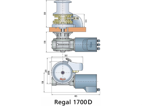 Quick Regal 1700W/24V/12mm met kaapstander, ketting BB - 00632018 02 small - 00632018
