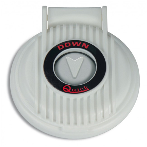 Quick Voetschakelaar "Neer" Wit / Grijze knop - 00632145 01 small - 00632145