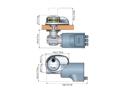 Quick Prince DP2 1000W/12V/8mm kaapstander - 00632653 02 small - 00632653