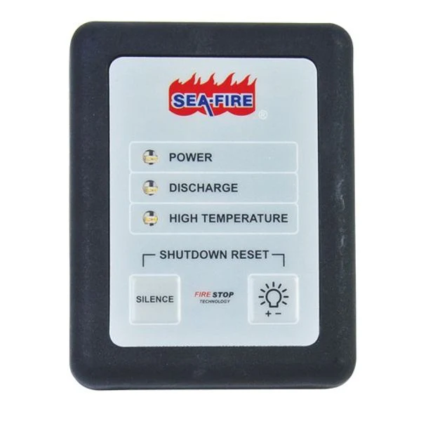 SeaFire Brandblus systeemmonitor+motorstop, RJ45, incl. hoge temp.sensor, rechthoekig - 00700271 - 00700271