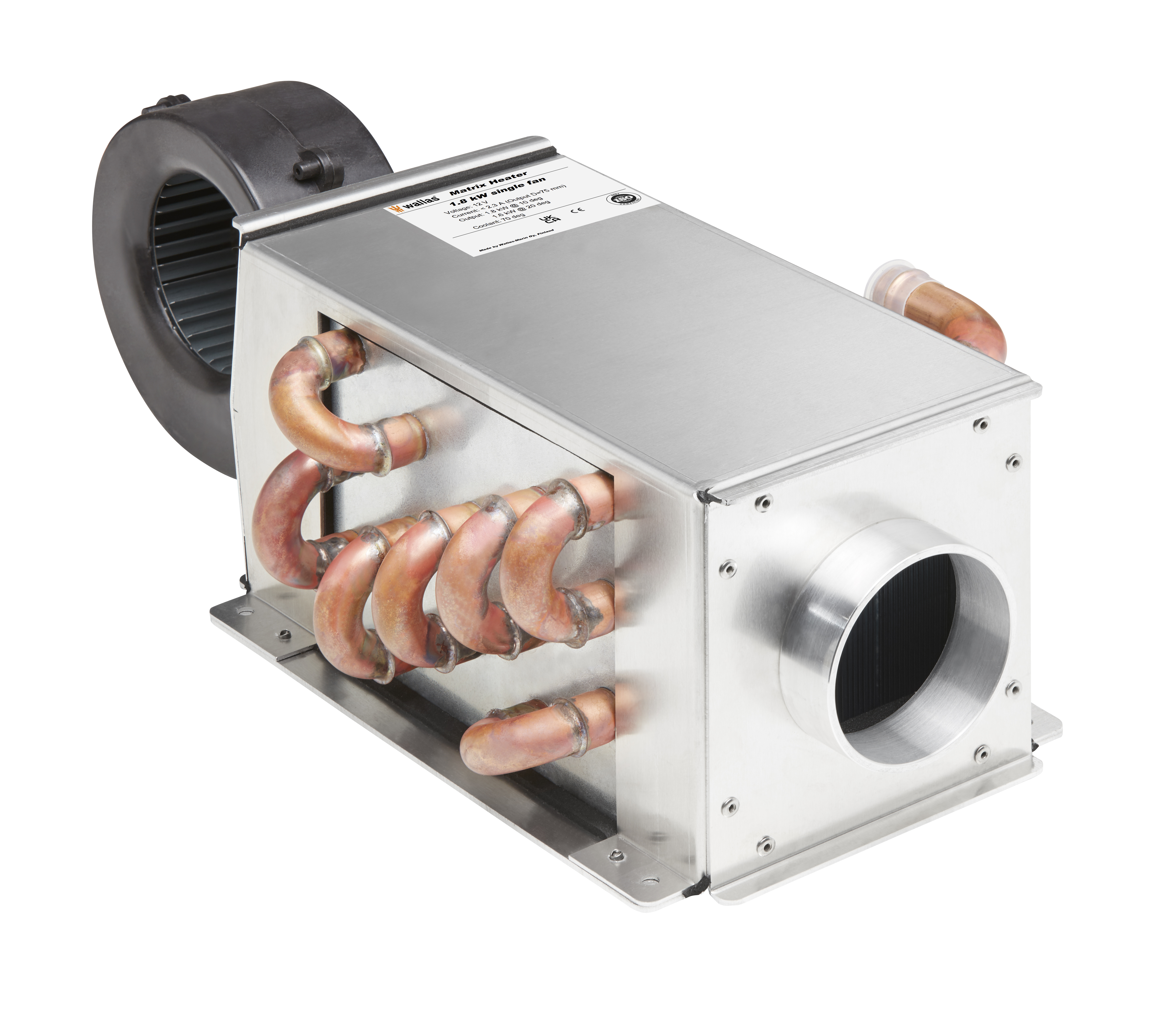 Wallas Matrix heater 1.8 kW, 75 mm - 50007300 2 - 50007300