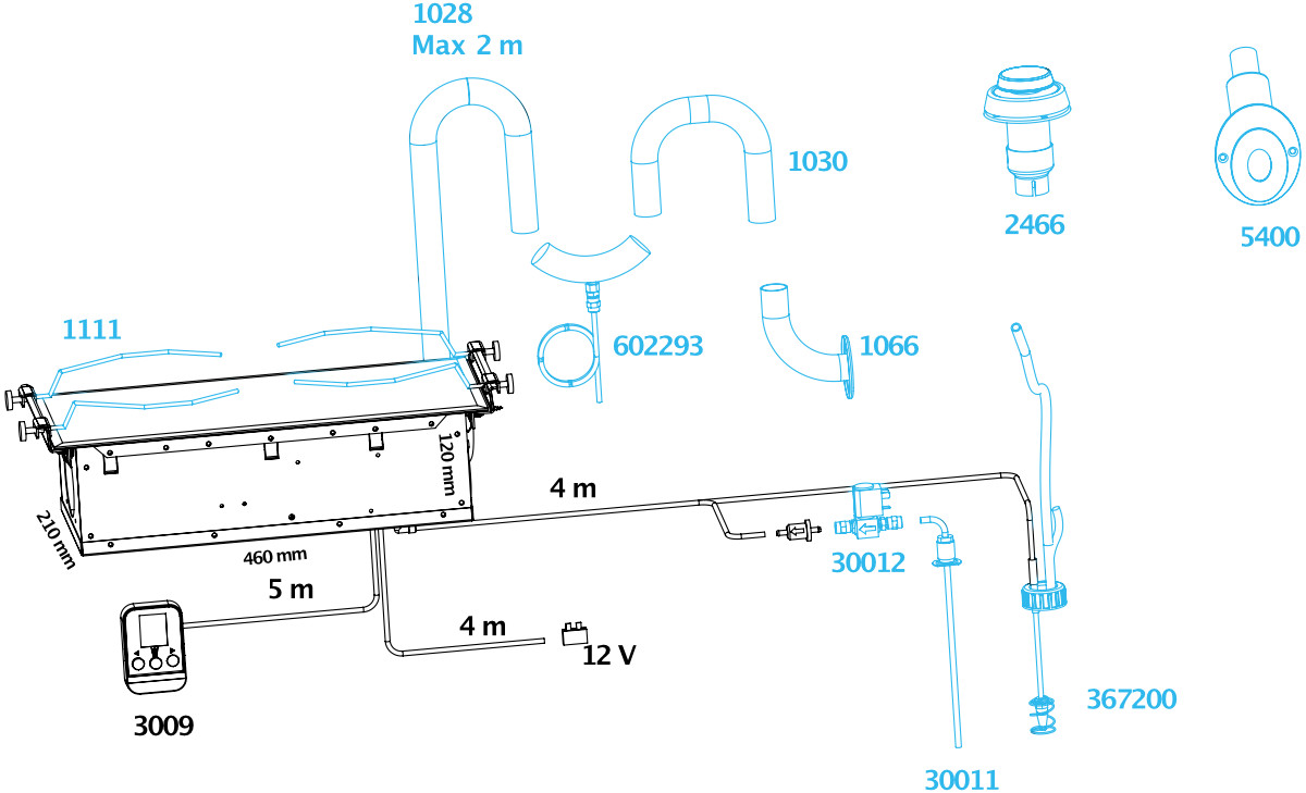 Wallas Kooktoestel diesel 1200D - 55001200 02 - 55001200