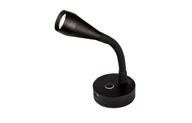 B&Aring;TSYSTEM Wandlamp LEIA SX1 USB Zwart
