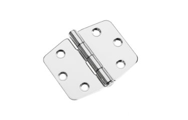 ROCA staartscharnier vlak RVS 60 x 74 mm