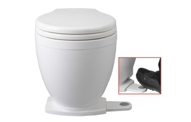 JABSCO Lite Flush toilet met voetschakelaar
