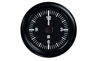 UFLEX Quartz klok Ultra Black