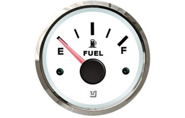 UFLEX Brandstofmeter Ultra White SS