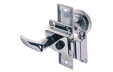 PERKO Oplegslot, deurdikte 15 tot 35mm, met opbouw schootplaat