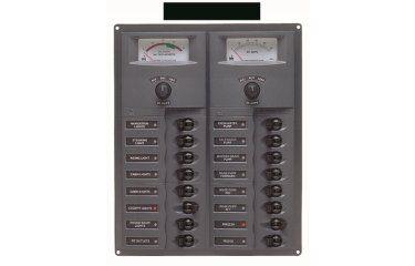BEP 904A Schakelpaneel met volt en amperemeter
