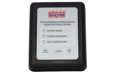 Sea-Fire Legacy motorstop bediening rechthoekig, hoge temperatuur